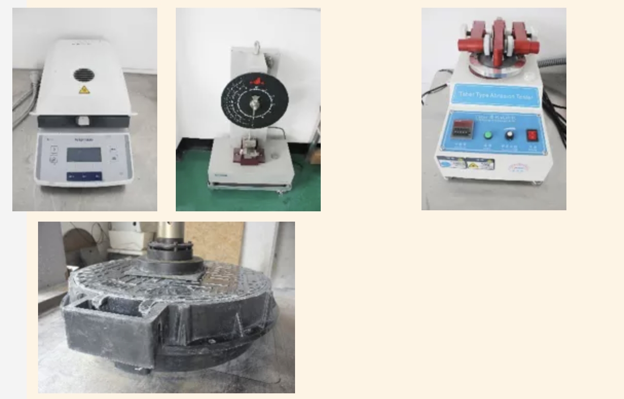 Some of the testing equipment in Jinmengs laboratory