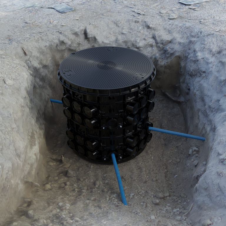Round Underground Pull Boxes