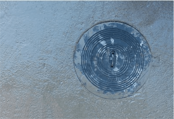 install the manhole cover