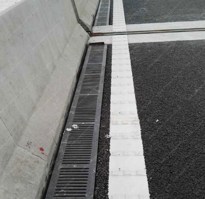 linear drainage system Jinmeng Road Establishment
