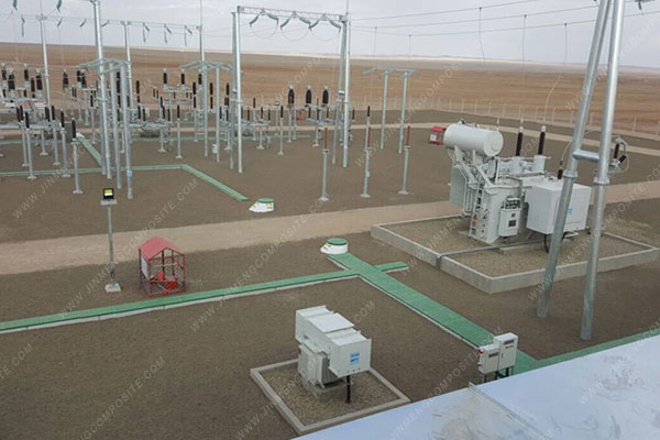Mongolian power station project trench cover