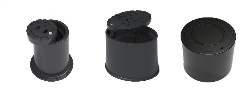 Round water meter Box
