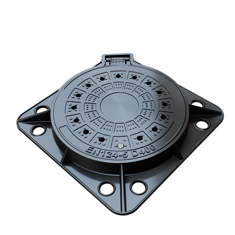 600mm SMC Round Sewer Manhole Cover with Lock