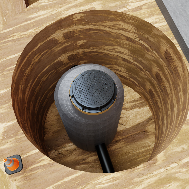 450mm Lightweight Round Manhole Cover